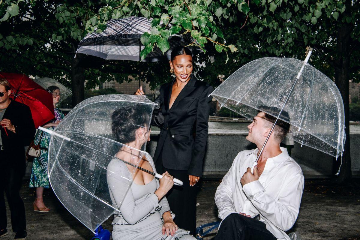 Jasmine Tookes at Prabal Gurung Fashion Show 09/08/2023