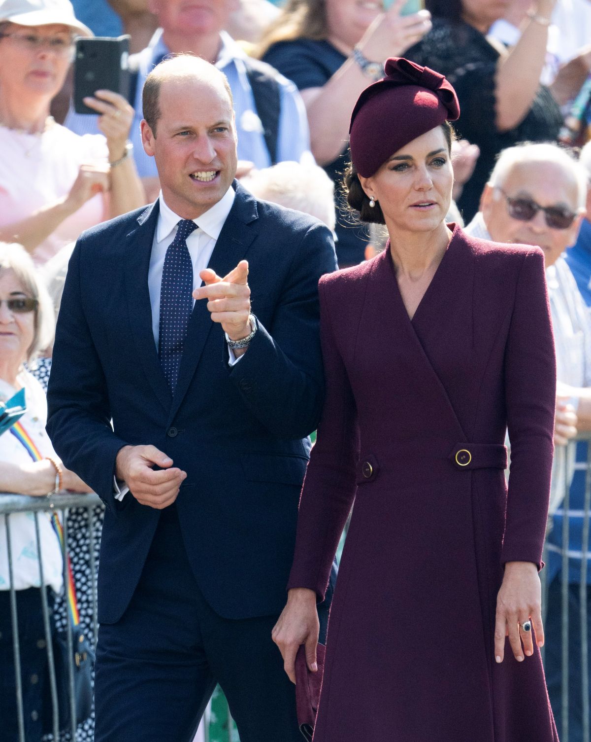 Kate Middleton and Prince William at St. David Cathedral 09/08/2023