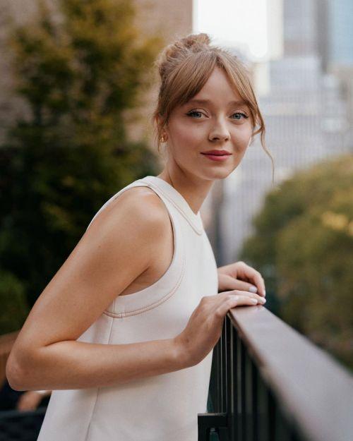 Madeleine Arthur Dior Beauty Photoshoot at NYFW, Sep 2023 4