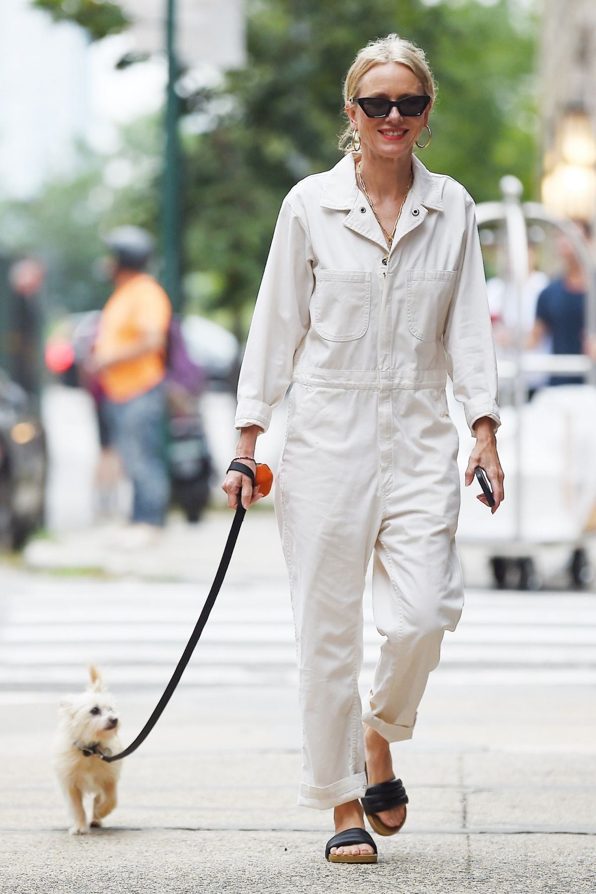 Naomi Watts Out and About with Her Dog in New York 09/08/2023
