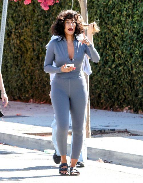 Tracee Ellis Ross Rocks a Grey Bodysuit After a Photoshoot 09/06/2023 1