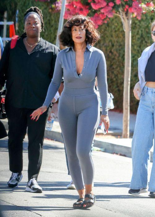 Tracee Ellis Ross Rocks a Grey Bodysuit After a Photoshoot 09/06/2023 3
