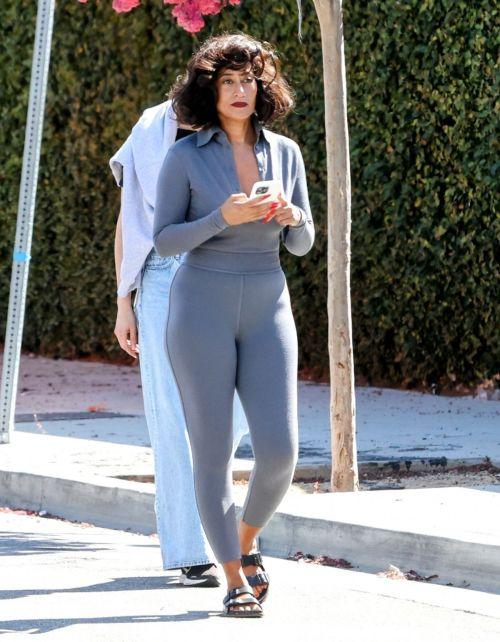 Tracee Ellis Ross Rocks a Grey Bodysuit After a Photoshoot 09/06/2023 4