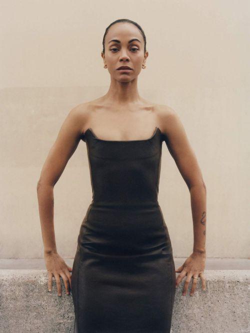 Zoe Saldana captivates in Net-a-Porter August 2023 collection 4