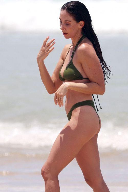 Alison emerging from the ocean.