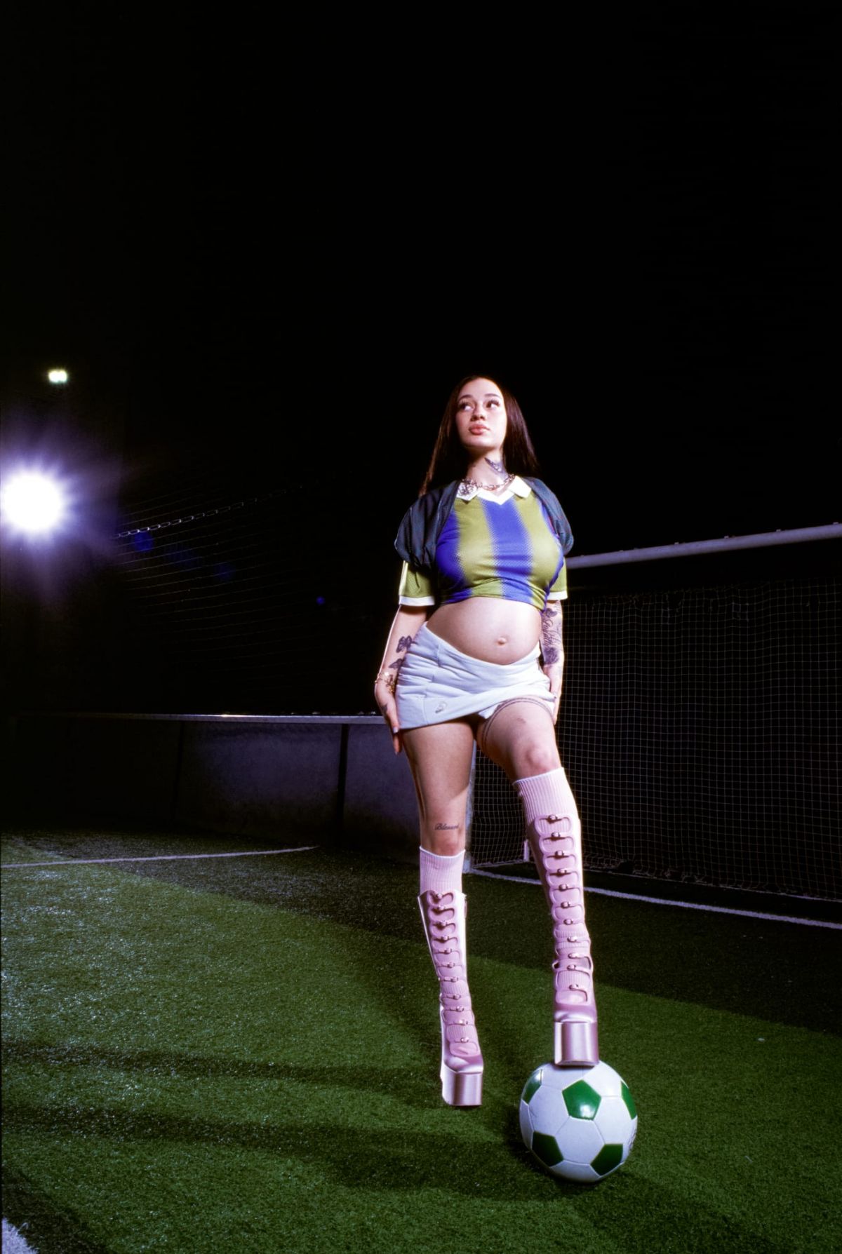 Bhad Bhabie Show Off Her Baby Bump in Marc Jacobs x Barragan Campaign 2023 13