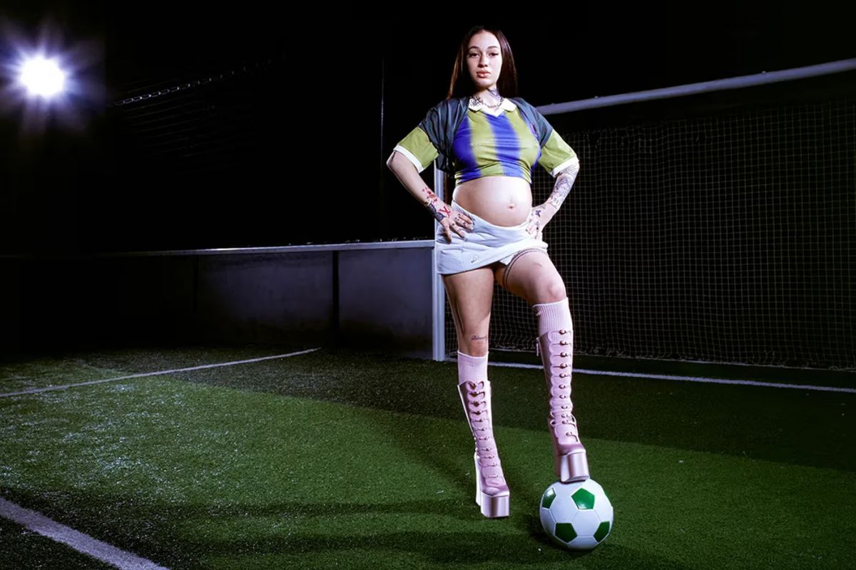 Bhad Bhabie Show Off Her Baby Bump in Marc Jacobs x Barragan Campaign 2023 1