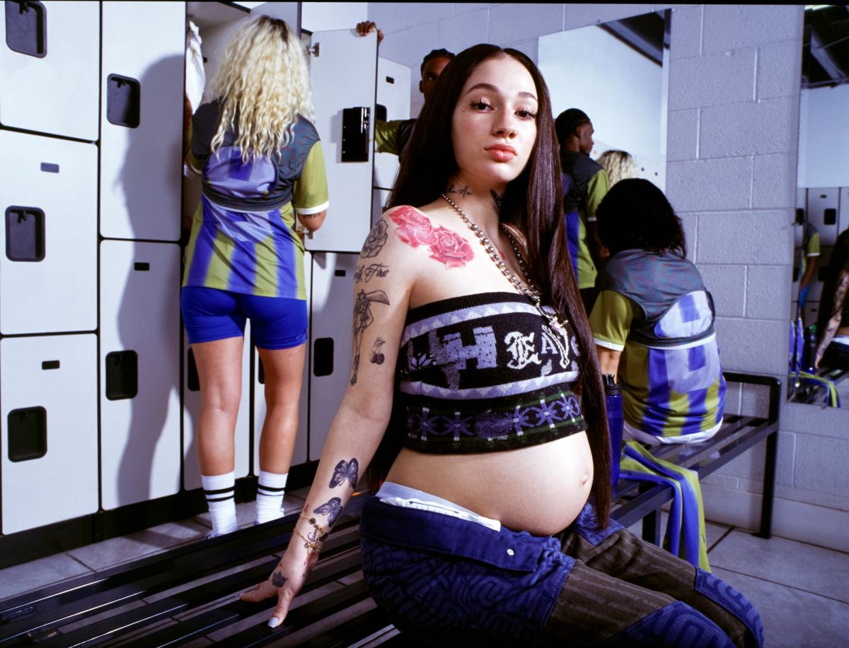 Bhad Bhabie Show Off Her Baby Bump in Marc Jacobs x Barragan Campaign 2023 4