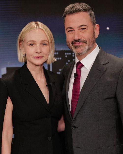 Carey Mulligan arrives on Jimmy Kimmel Live 2