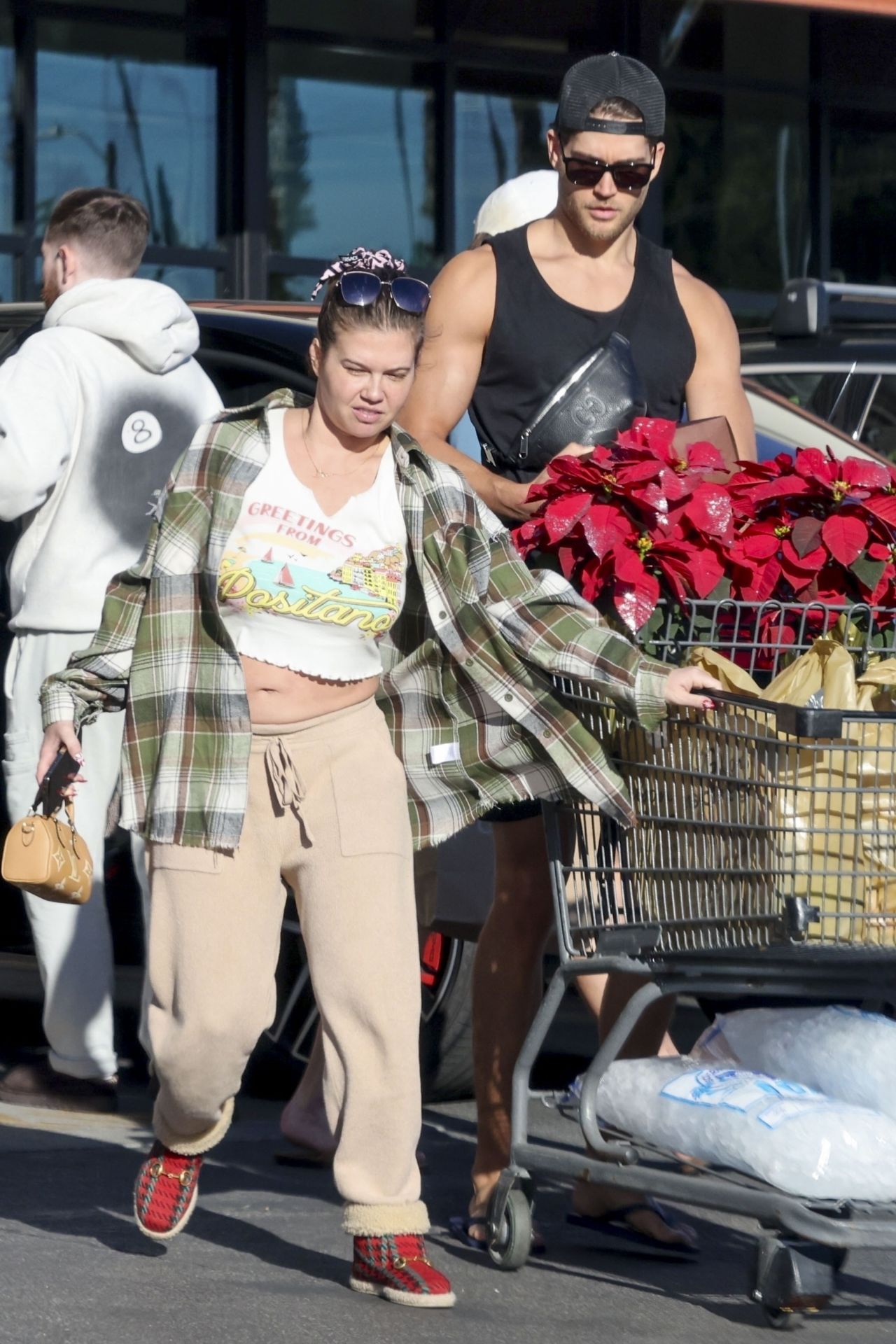 Chanel West Coast and Dom Fenison spotted Grocery Haul in Los Feliz