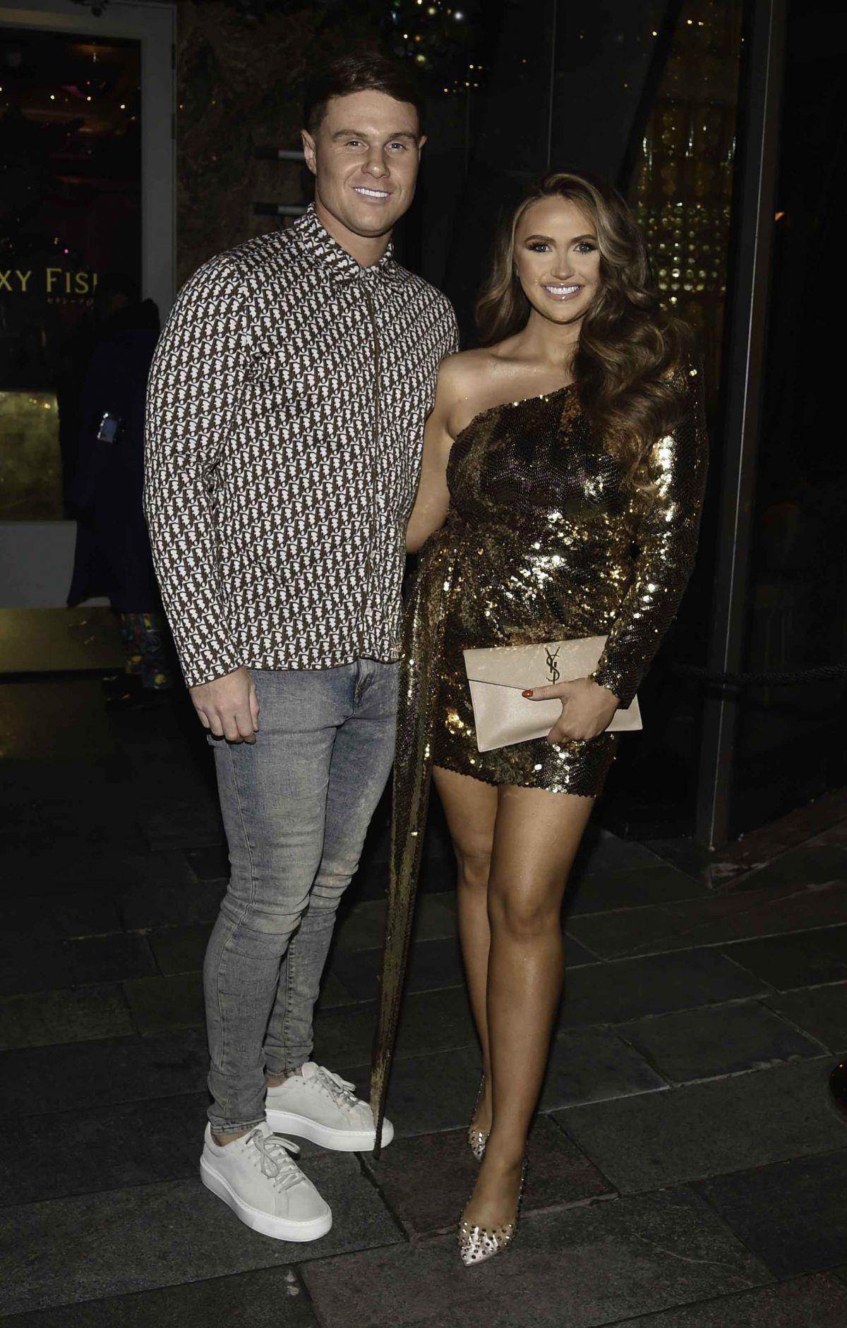 Charlotte Dawson and Matt Sarsfield Romantic Night at Sexy Fish Manchester