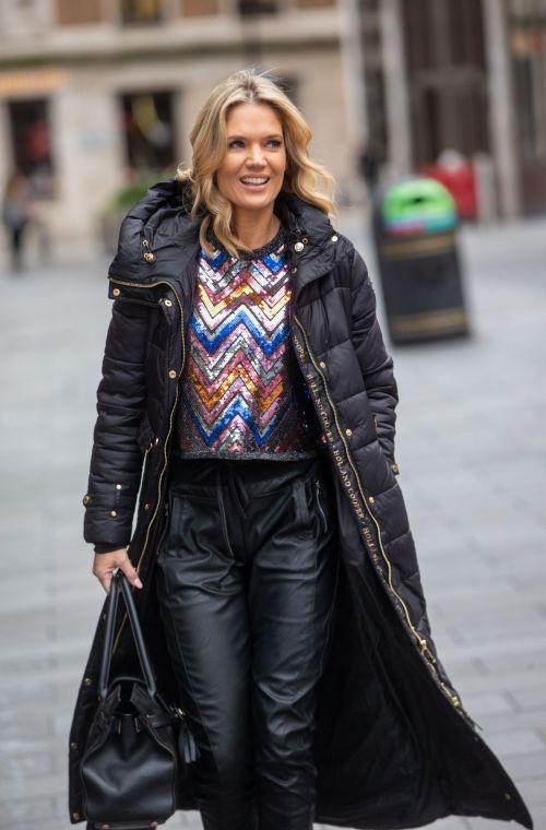 Charlotte Hawkins Stylish Exit from Global Studios 3