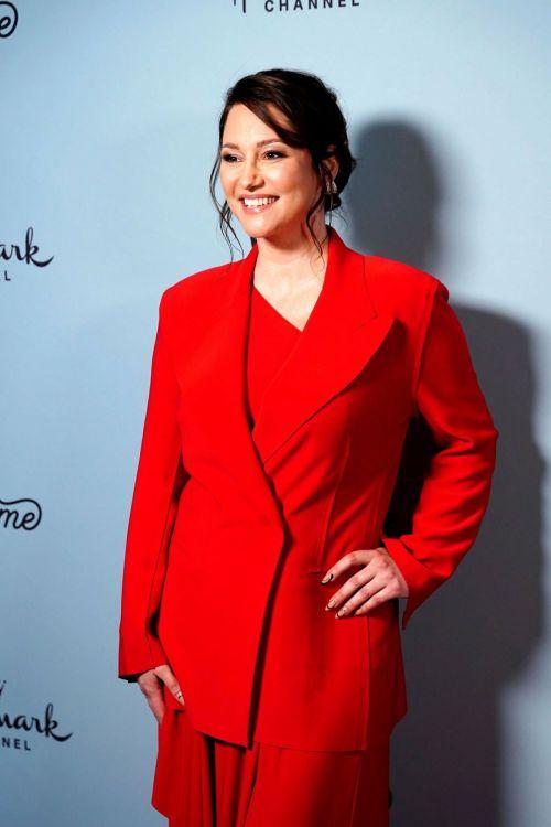 Chyler Leigh in Red Dress at The Way Home Season 1 SAG Panel 2023 2
