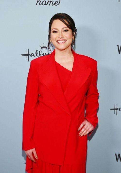 Chyler Leigh in Red Dress at The Way Home Season 1 SAG Panel 2023 5
