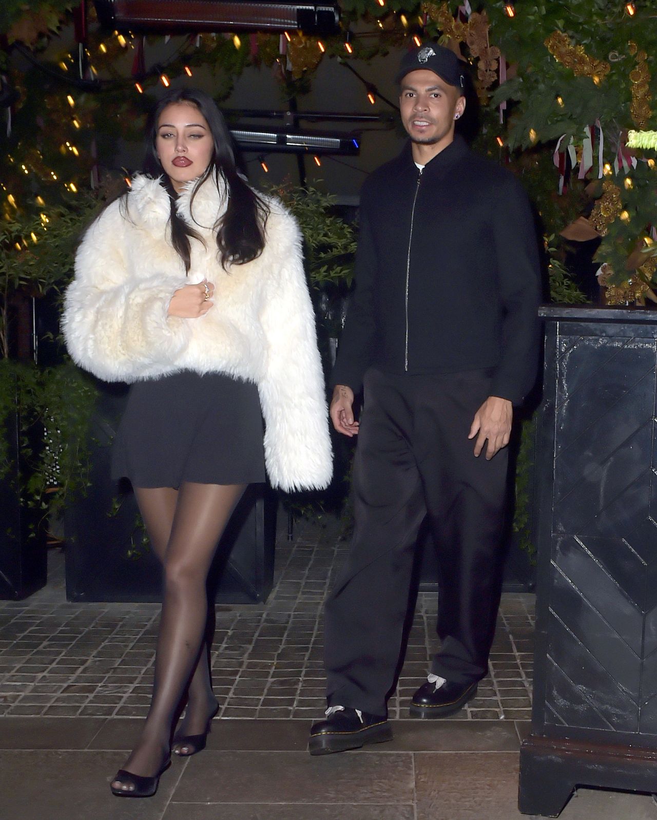 Cindy Kimberly and Dele Alli arrives at Chiltern Firehouse London