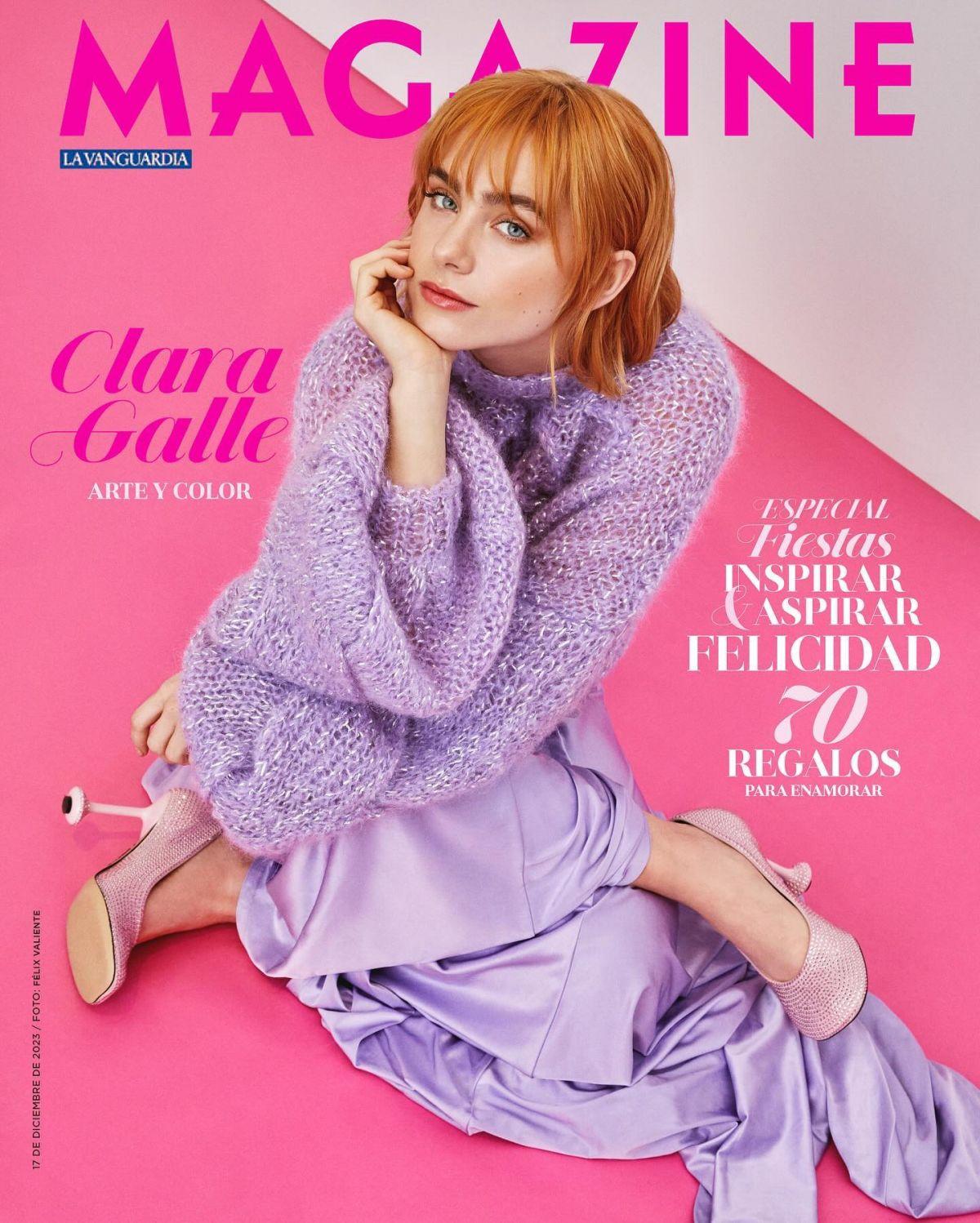 Clara Galle La Vanguardia Photoshoot  December 2023