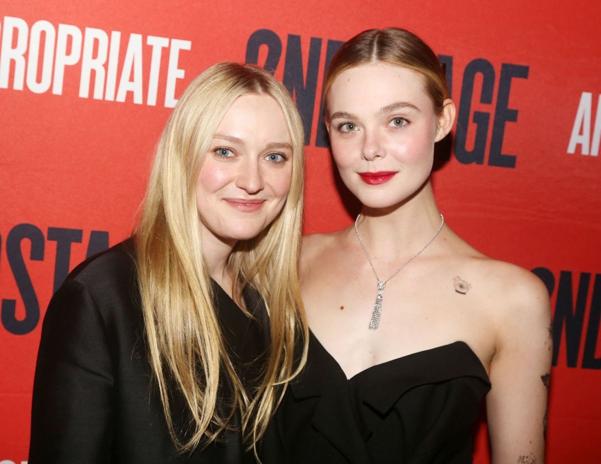 Dakota and Elle Fanning Sisters at Broadway Opening Night in NYC 3