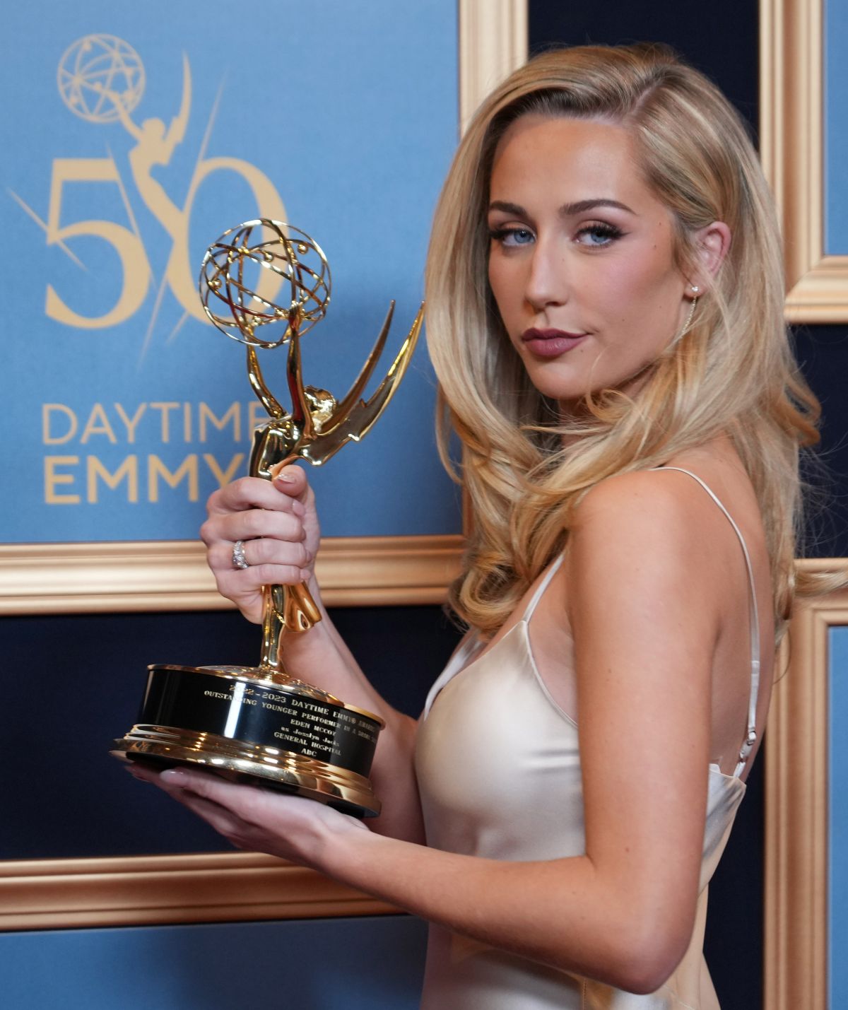 Eden McCoy attends at 50th Daytime Emmys 2023 in LA 1