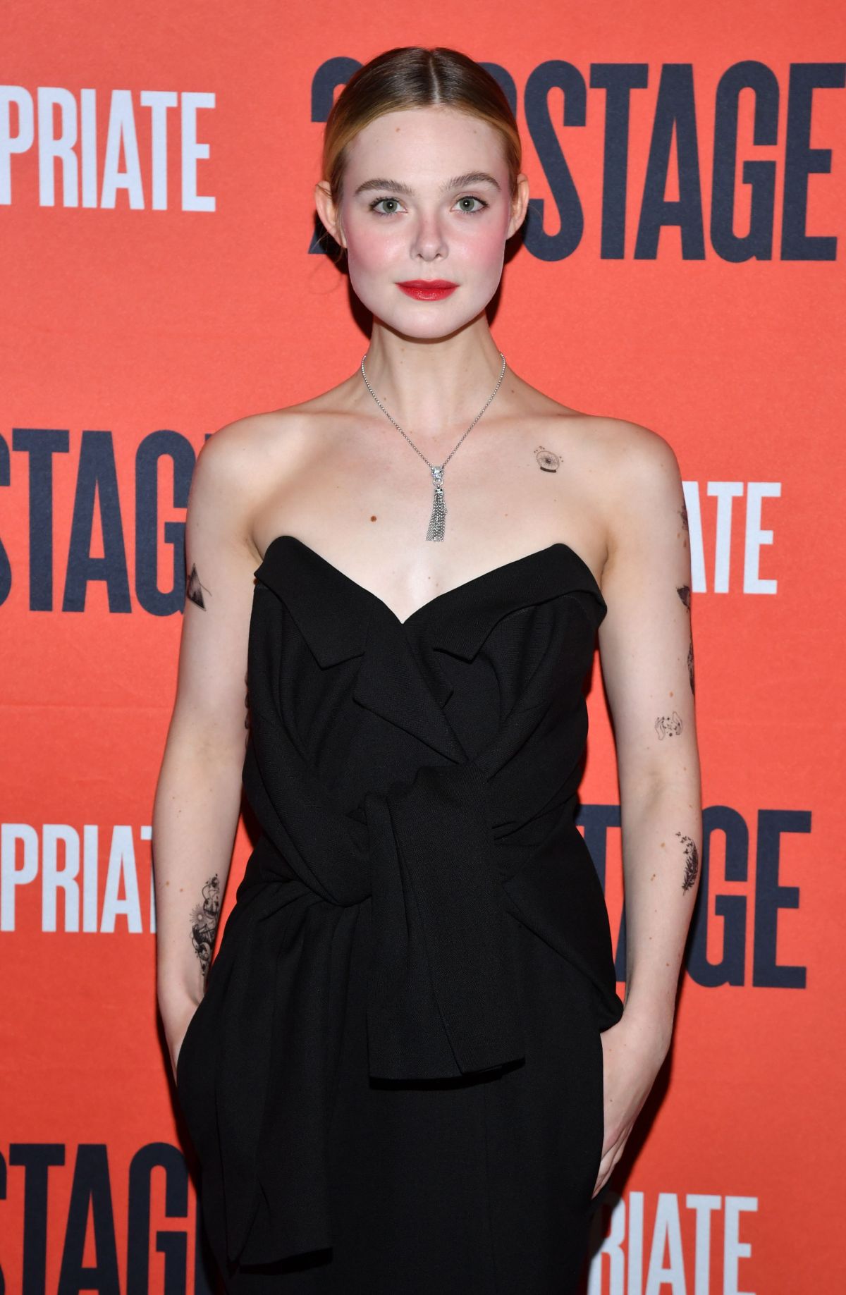 Elle Fanning attends at Appropriate Broadway Opening Night in New York 4