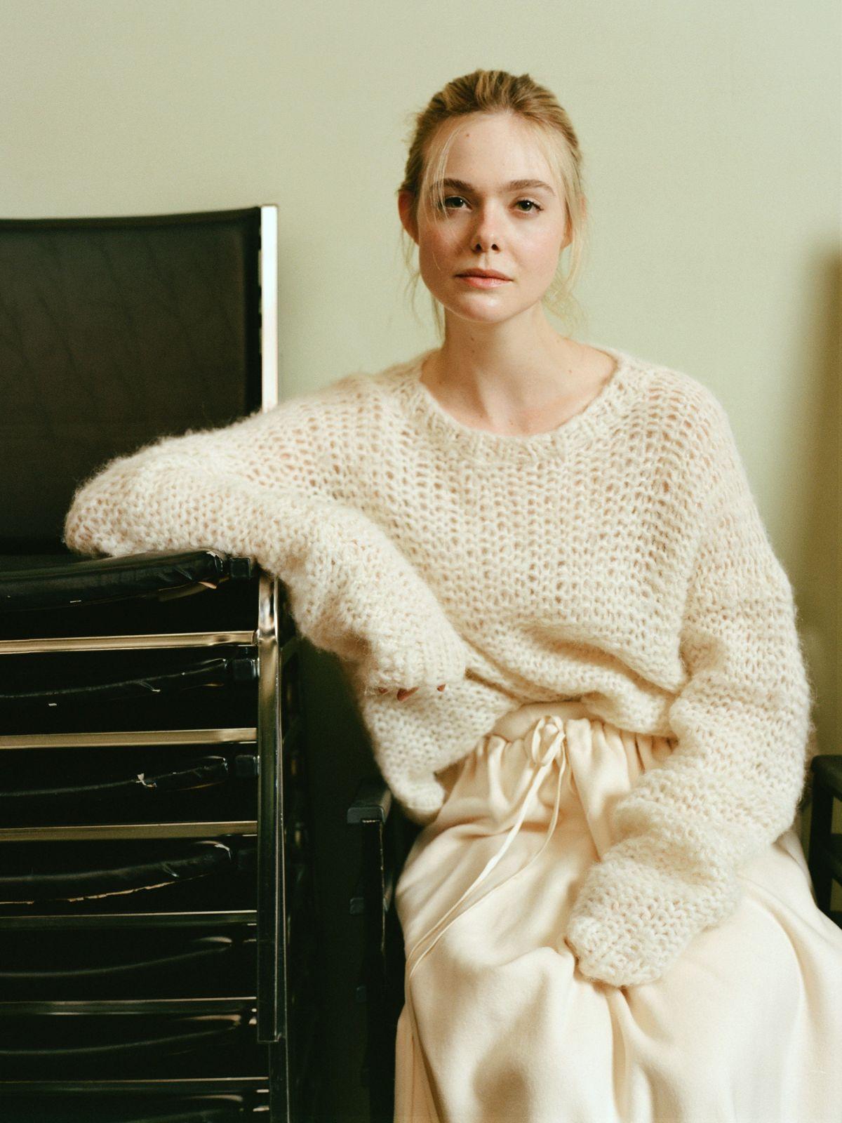 Elle Fanning in W Magazine Photoshoot December 2023