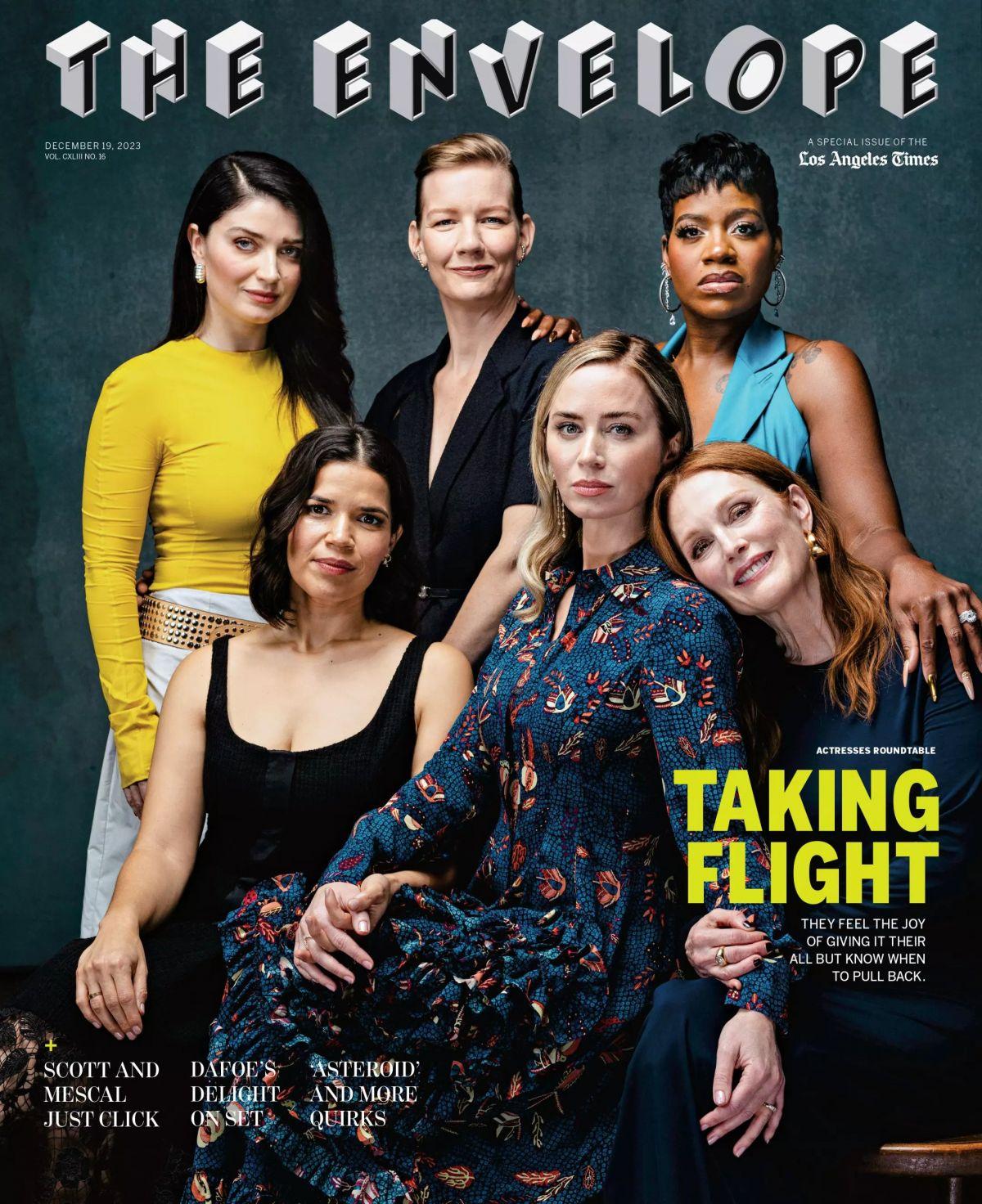 Emily Blunt, Julianne Moore, Eve Hewson, and America Ferrera Exclusive LA Times Interview December 2023