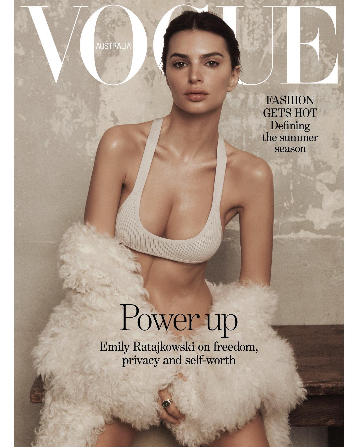 Emily Ratajkowski featured in Vogue Australia 2023