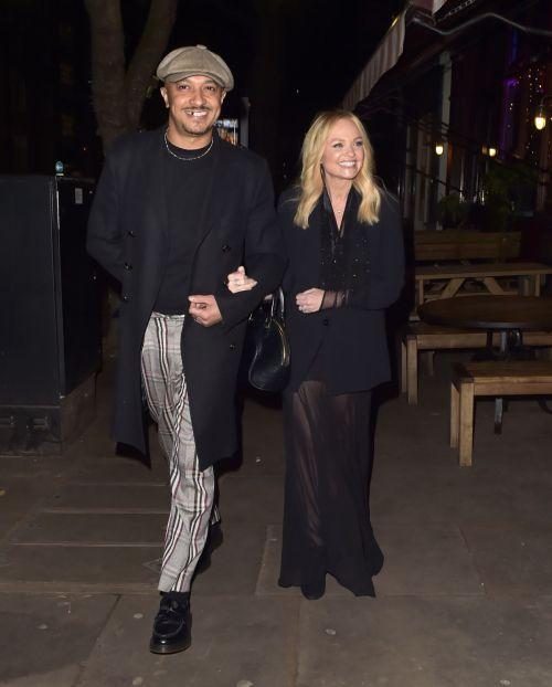 Emma Bunton and Jade Jones at Children with Cancer Christmas Quiz 2023 in London