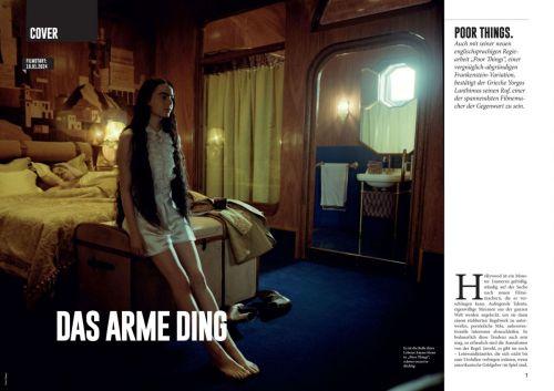 Emma Stone in Celluloid Magazine Dec 23 / Jan 24 3