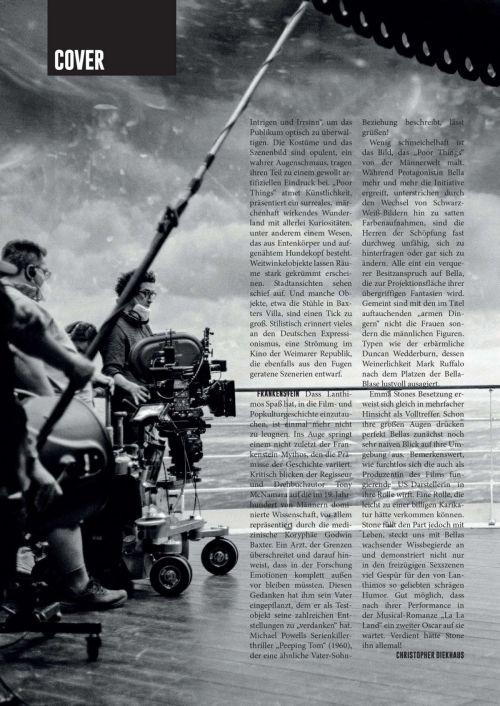 Emma Stone in Celluloid Magazine Dec 23 / Jan 24 4