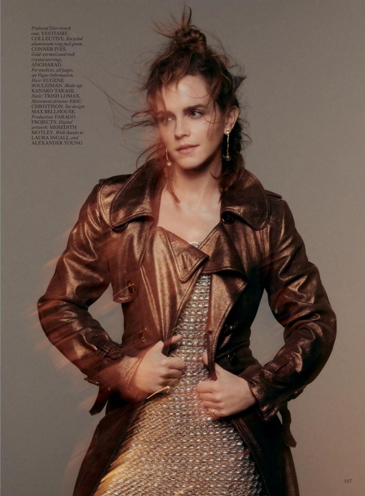 Emma Watson in Vogue UK January 2024 Photoshoot 1