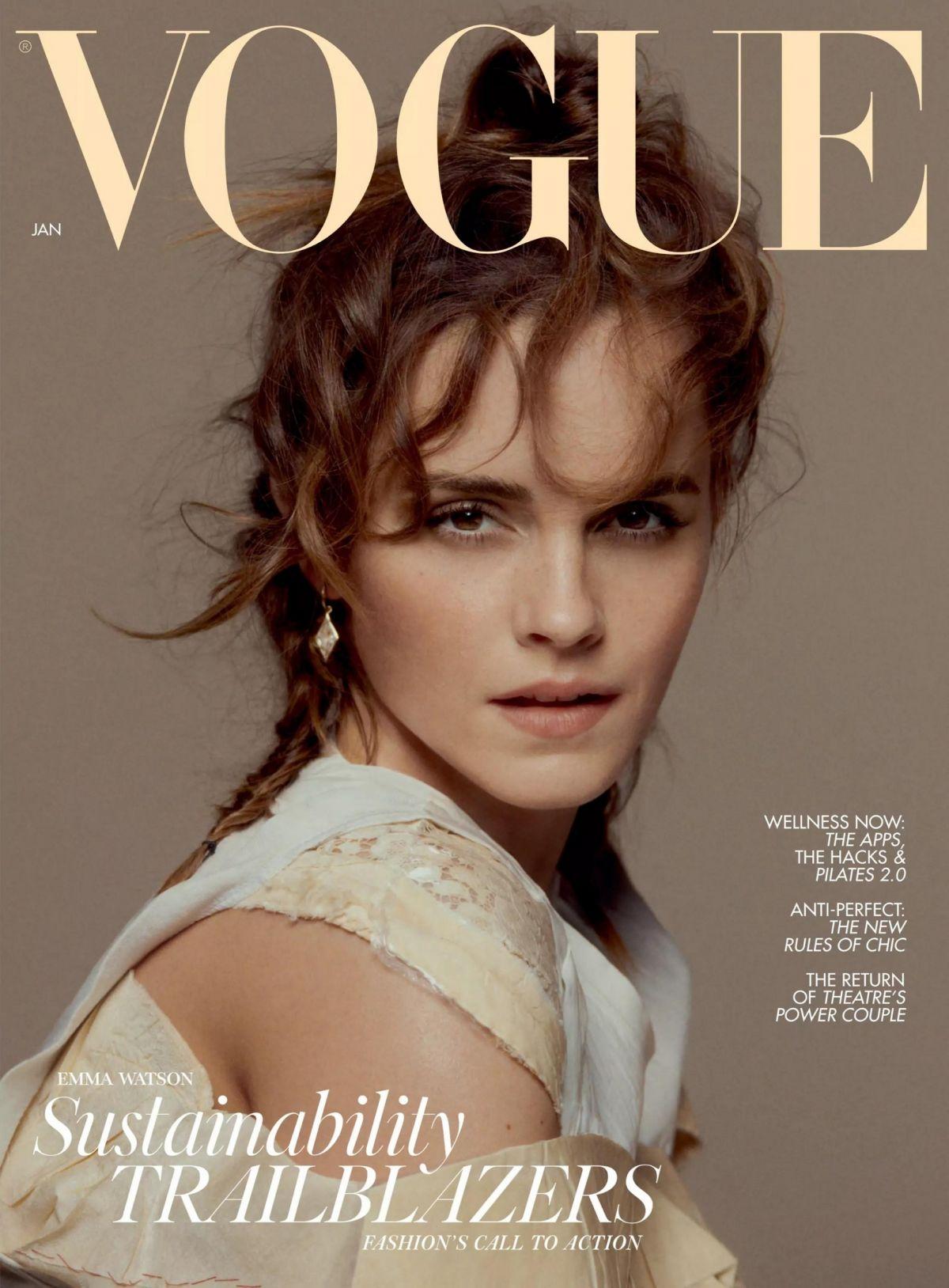 Emma Watson in Vogue UK January 2024 Photoshoot