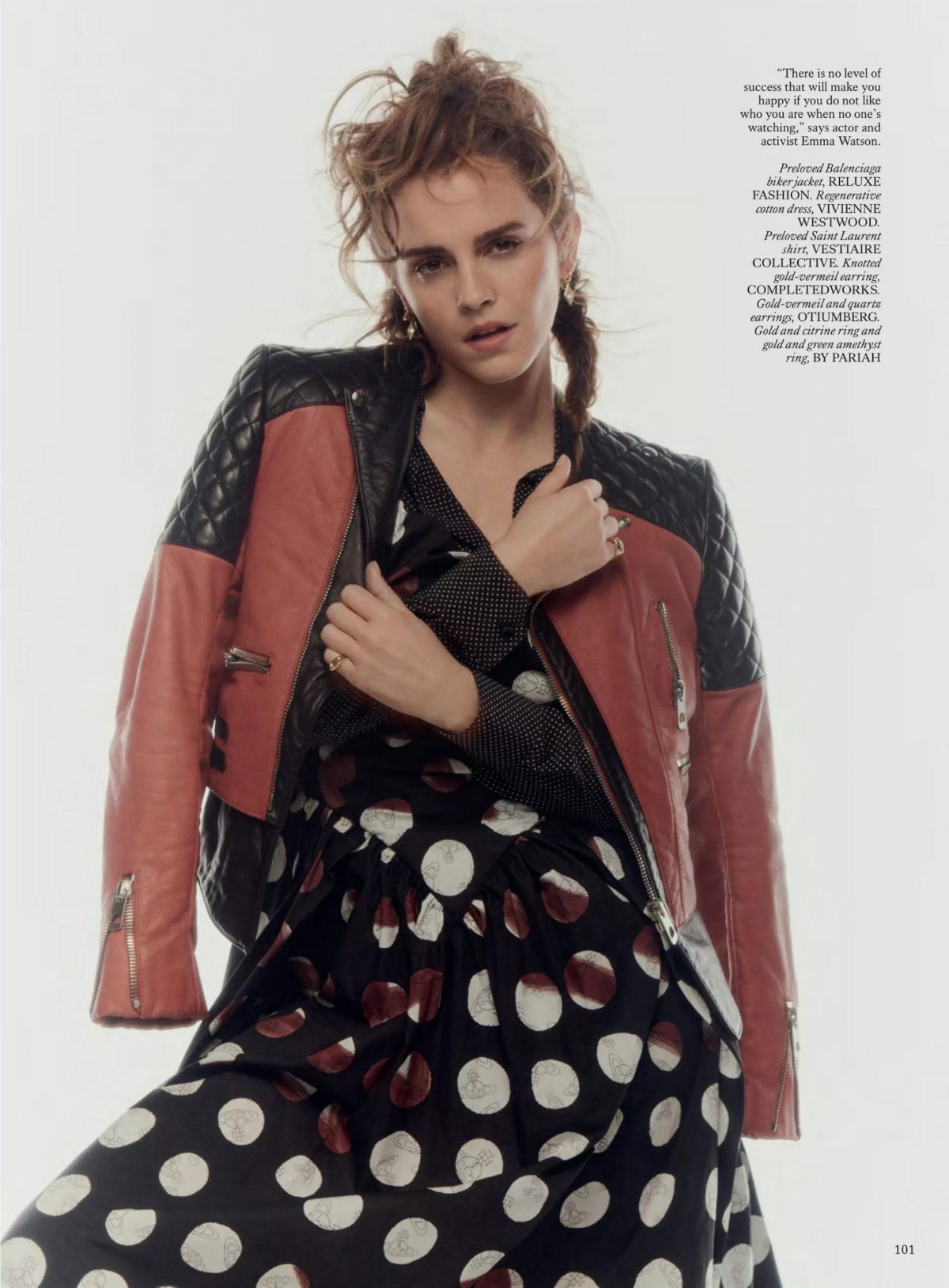 Emma Watson in Vogue UK January 2024 Photoshoot 2