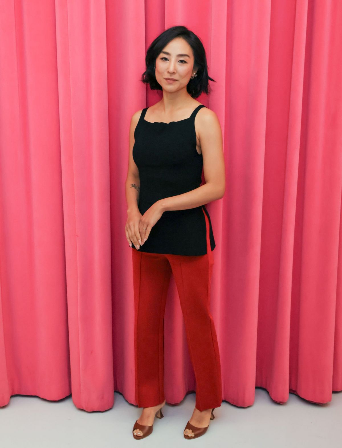 Greta Lee arrives at Past Lives MoMA Contenders 2023 Screening in LA