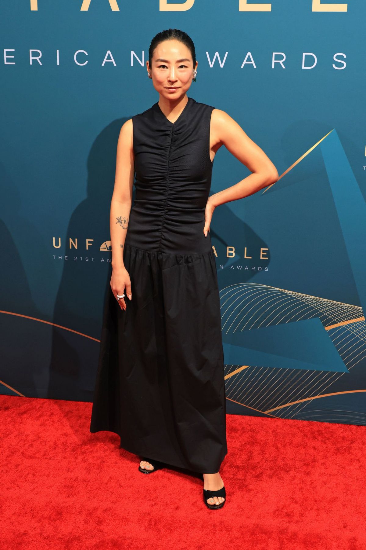 Greta Lee attends at 21st Unforgettable Gala Asian American Awards 2023 3