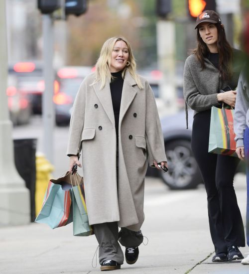 Hilary Duff Spotted Shopping with a Friend in Los Angeles