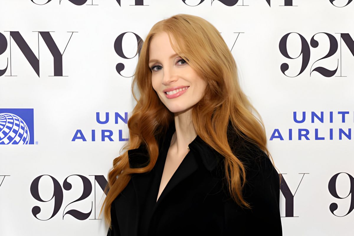 Jessica Chastain in black outfit at 92NY Memory Talk in New York 6