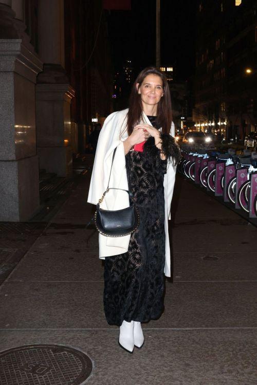 Katie Holmes and Suri Cruise Stylish Birthday Dinner Stroll in NYC 4