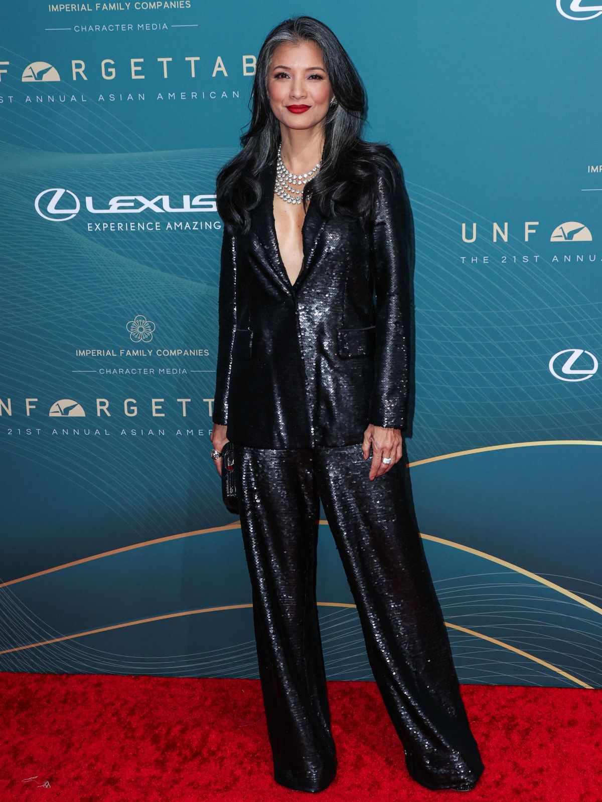 Kelly Hu attends at 21st Unforgettable Gala in Beverly Hills 2023