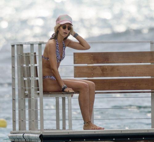 Lady Victoria Hervey at Barbados Beach