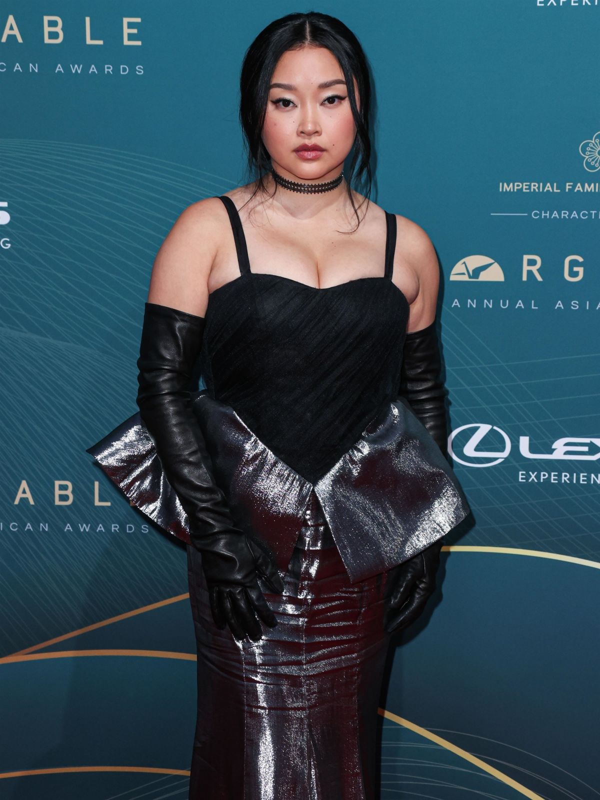 Lana Condor arrives at 21st Unforgettable Gala: Asian American Awards 2023