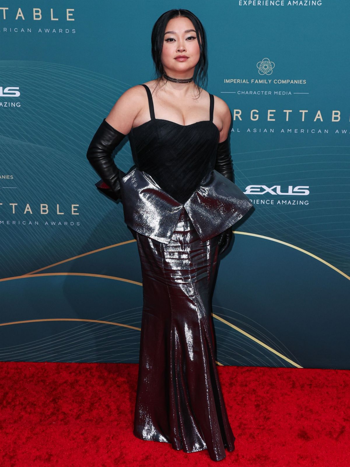 Lana Condor arrives at 21st Unforgettable Gala: Asian American Awards 2023 2
