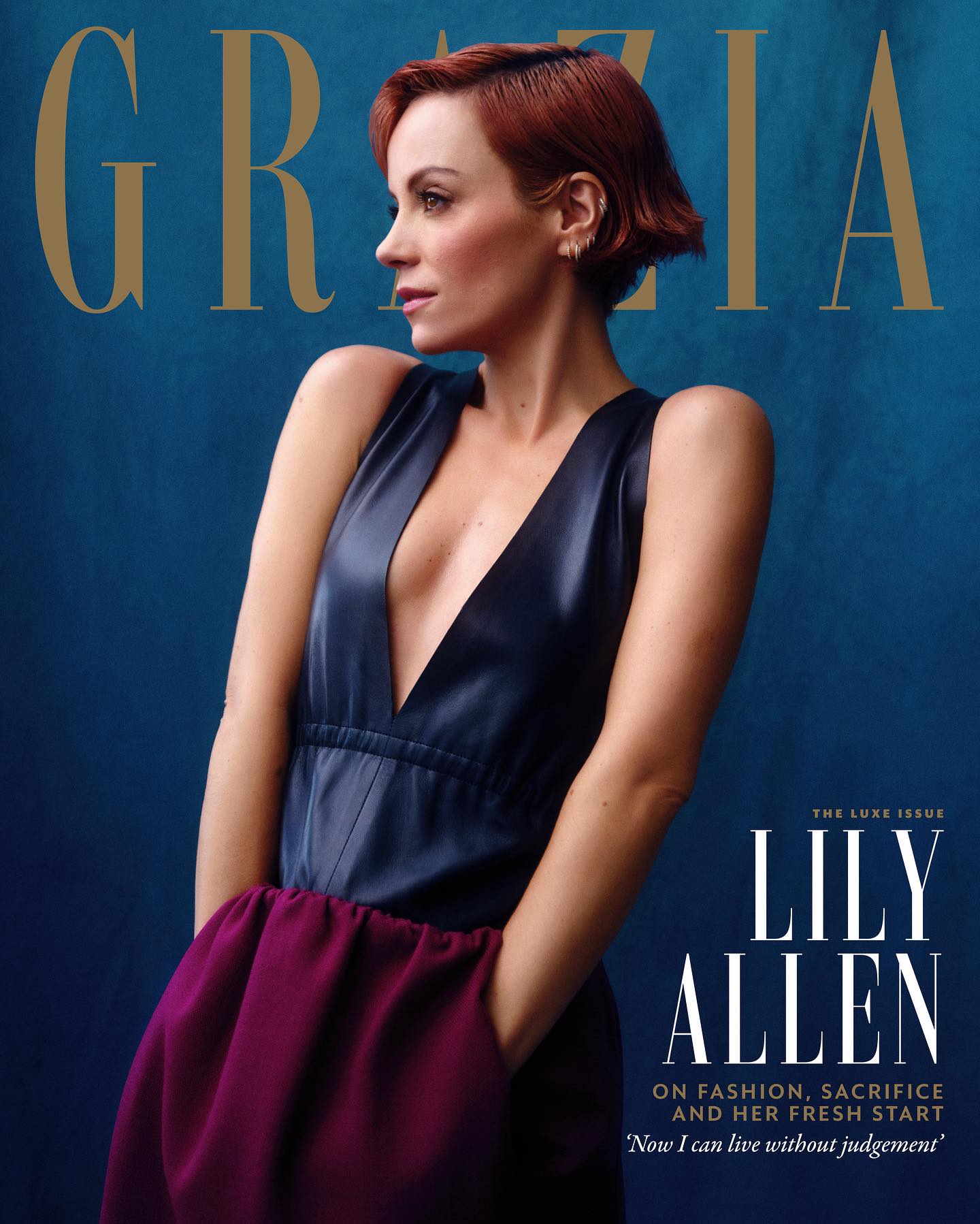 Lily Allen in Grazia Magazine 2023 photoshoot