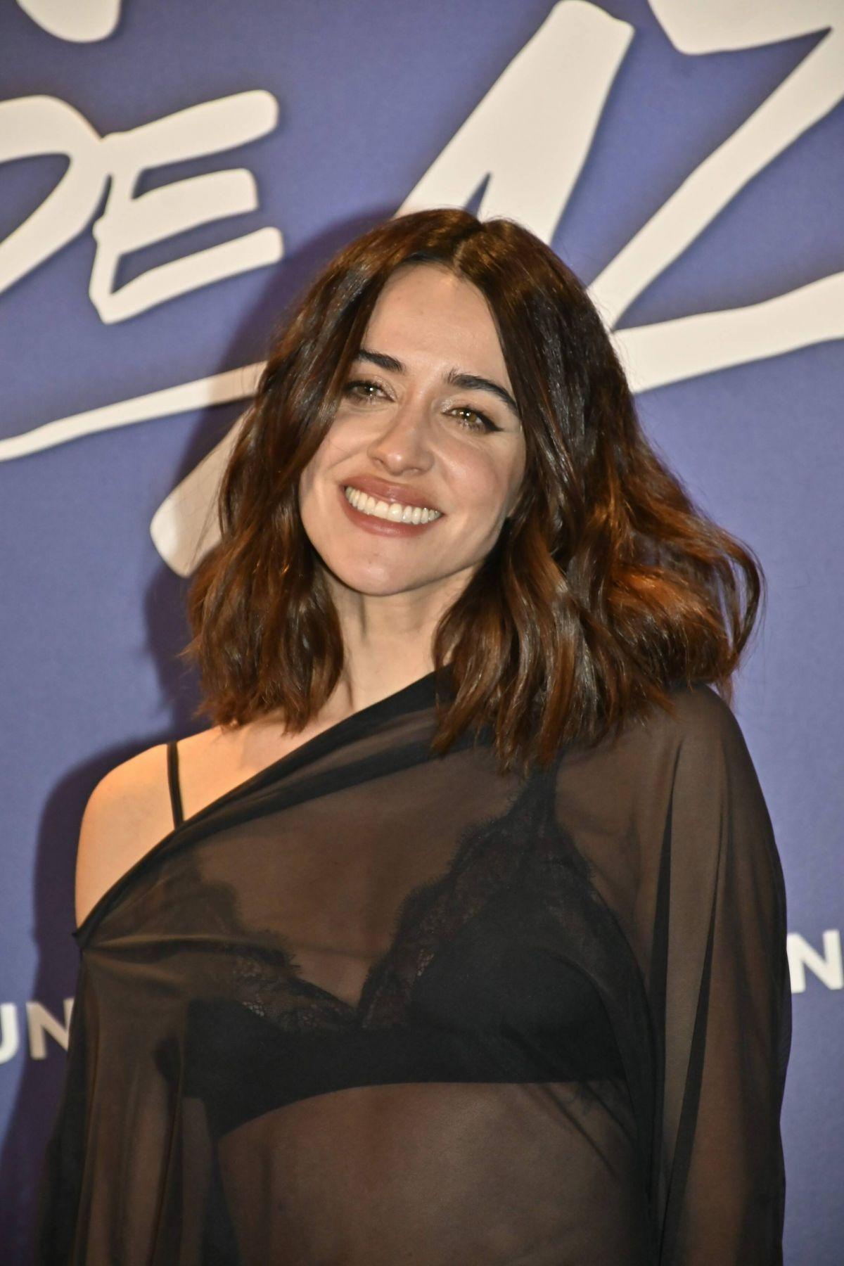 Macarena Garcia arrives at 'Vestidas de Azul' Premiere in Madrid