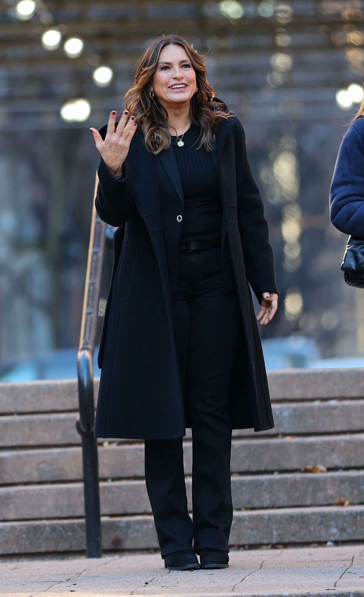 Mariska Hargitay from the Set of Law and Order: SVU in Manhattan, December 2023 3