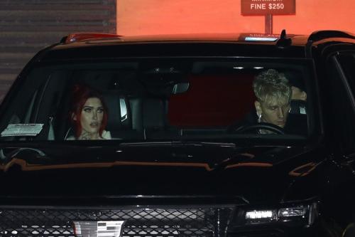 Megan Fox and Machine Gun Kelly at Nobu in Malibu, December 2023 1