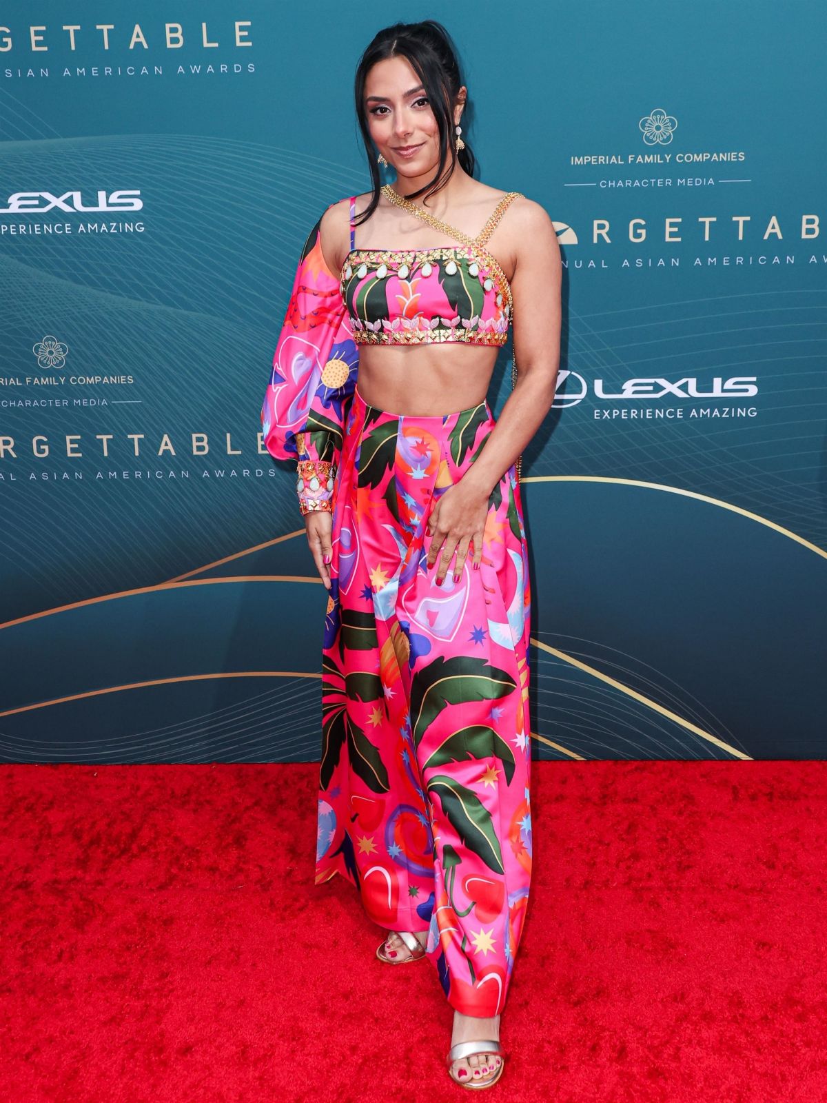 Michelle Khare attends at 21st Unforgettable Gala - Asian American Awards 2023