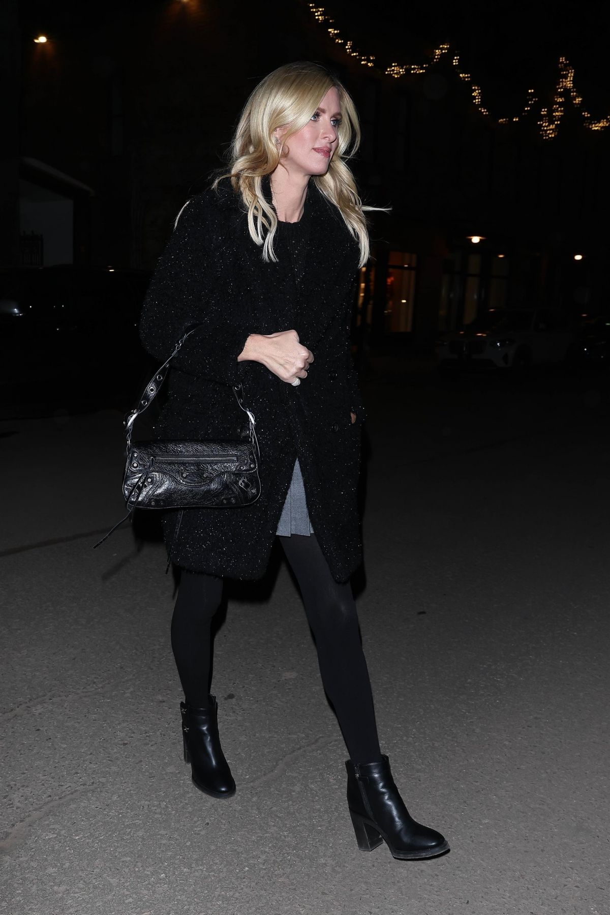 Nicky Hilton in Chic Black Outfit Leaving Kemo Sabe Aspen 3