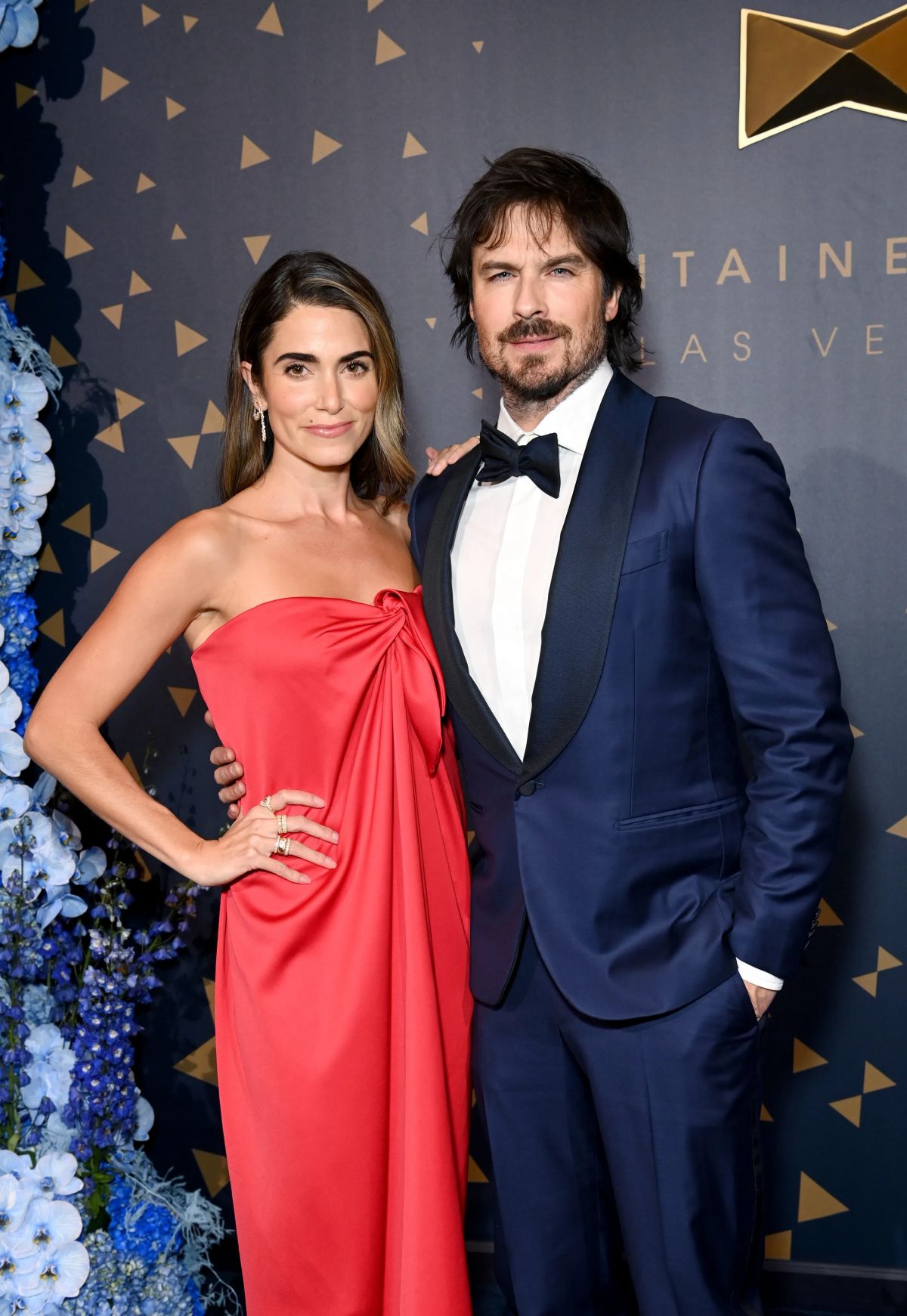 Nikki Reed and Ian Somerhalder attends at Fontainebleau Las Vegas Grand Opening