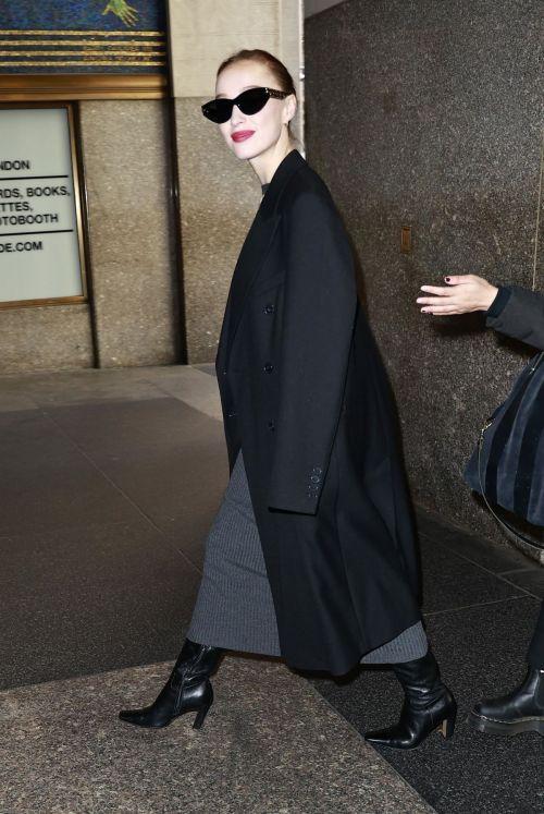 Phoebe Dynevor’s winter style