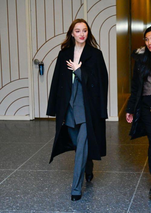 Phoebe Dynevor Leaves Today Show in NYC 3